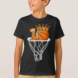 Camiseta Basquete Feliz 10º Aniversário Bola 10 Anos