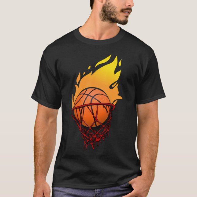 Camiseta Basquete Flaming (Frente)