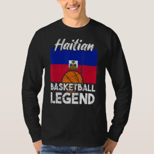 Camiseta Basquete Haitiano Estilo Haiti Bandeira Haitiana