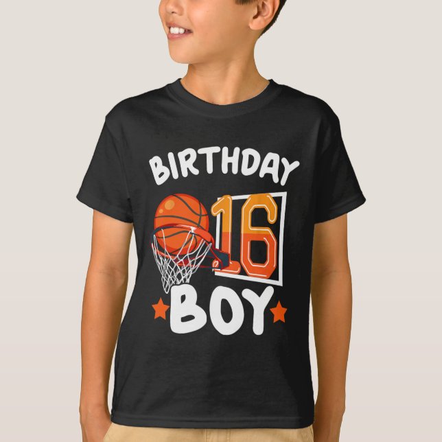 Camiseta Basquete Im 16 Anos 16º Aniversário (Frente)