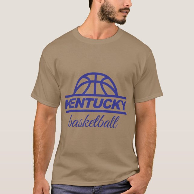 Camiseta Basquete Kentucky Azul Oversized (Frente)