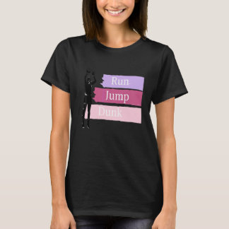 Camiseta Basquete Legal de Corrida de Salto de Enterrada Vi