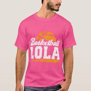 Camiseta Basquete Lola Avó Lola De Um Jogo De Basquete