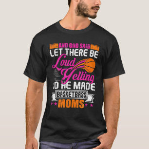Camiseta Basquete Mãe Engraçada Mães De Basquete Mãe Presen