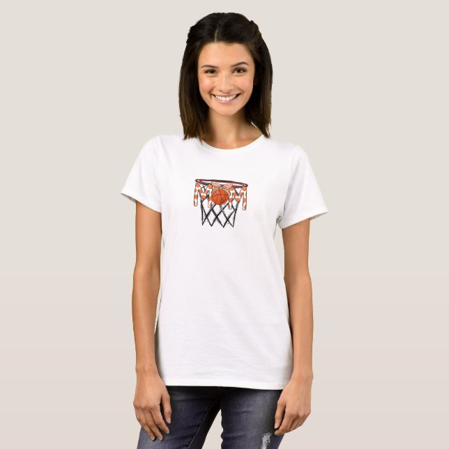 Camiseta Basquete Mãe Hoop Bandana (Frente Completa)