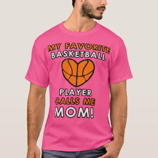 Camiseta Basquete Mãe Jogador Favorito Refrigerantes