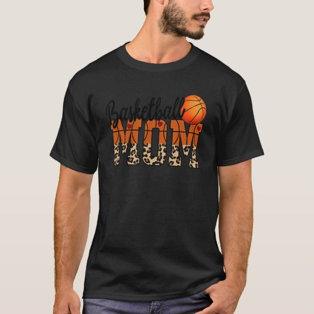 Camiseta Basquete Mamãe Adora Ver Minha Cesta De Brincadeir (Frente)