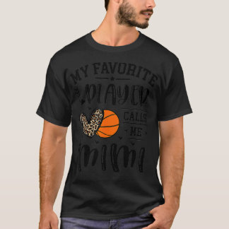 Camiseta Basquete Meu Jogador Favorito Me Chama Mimi Heart
