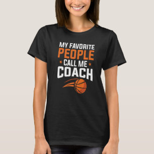 Camiseta Basquete Meu Treinador de Chamada do Pessoas Favor