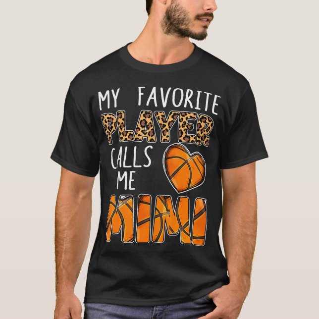Camiseta Basquete Mimi Meu Jogador Favorito Me Chama Mimi (Frente)