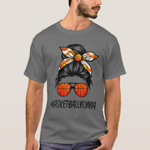 Camiseta Basquete Nonna Life Messaging Hair Bun Basball Lo