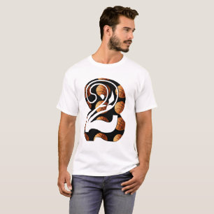 Camiseta Basquete Número Dois, Logotipo
