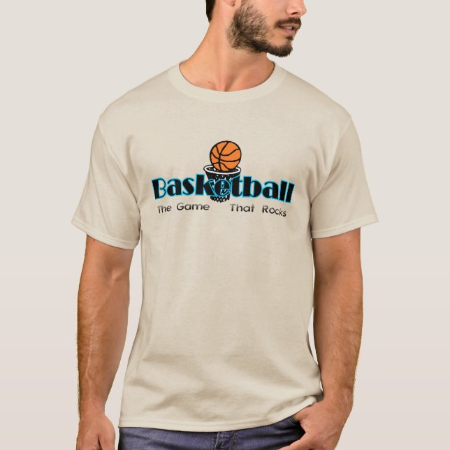 Camiseta Basquete O Jogo Que Roça Tee Masculina (Frente)