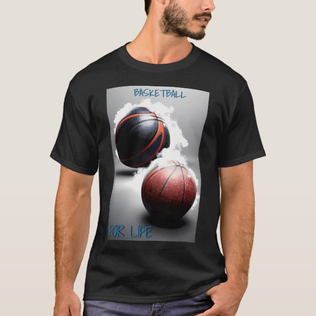 Camiseta Basquete Para A Vida (Frente)