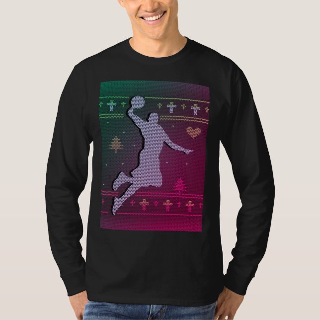 Camiseta Basquete Para O Natal (Frente)