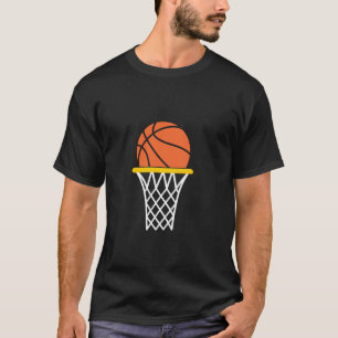 Camiseta Basquete passando pelo som de rede