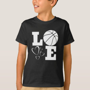 Camiseta Basquete Peace Love
