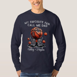 Camiseta Basquete personalizado com dia de os pais de nome 