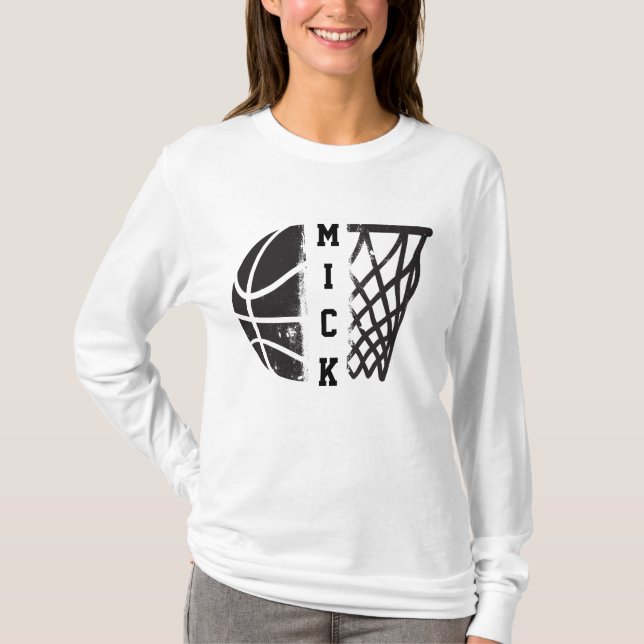 Camiseta Basquete personalizado com seu nome ou equipe (Frente)