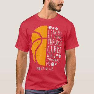 Camiseta Basquete posso fazer coisas Bíblia Verdade Deus Je