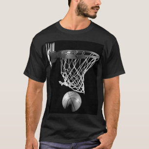 Camiseta Basquete preto e branco