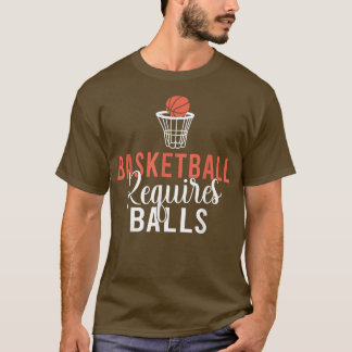Camiseta Basquete requer Bolas engraçadas