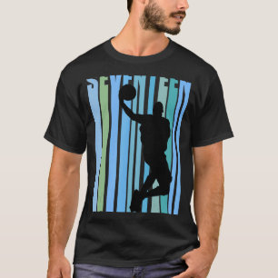 Camiseta Basquete retro masculino de 17 anos de idade menin