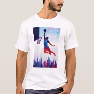 Camiseta Basquete - T-Shirt - City Scape Dunk