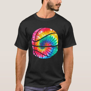 Camiseta Basquete Tie Dye Esportes Bball Crianças Treinador