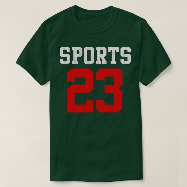 Camiseta basquetebol 23 esporte (Frente do Design)