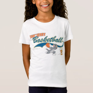 Camiseta Basquetebol 5 de Tom e de Jerry
