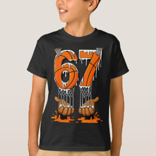 Camiseta Basquetebol 67 Seis Sete Funny Gen Alpha Meme Gote