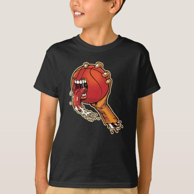 Camiseta Basquetebol Assustador (Frente)