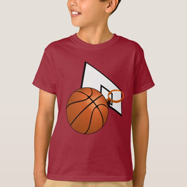 Camiseta Basquetebol com Aro (Frente)