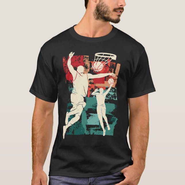 Camiseta Basquetebol com Enterro (Frente)