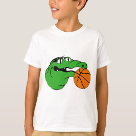 Camiseta BASQUETEBOL da engrenagem do jacaré nenhumas
