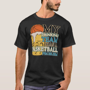 Camiseta Basquetebol da equipe do bebendo