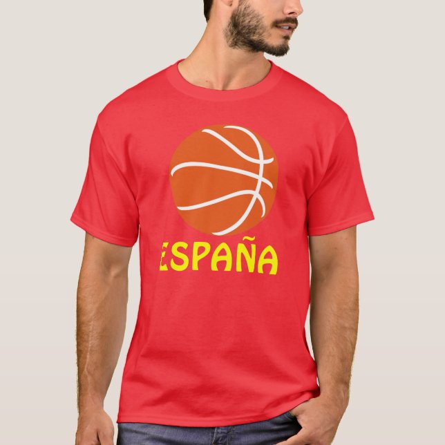 Camiseta Basquetebol da espanha (Frente)