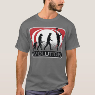 Camiseta Basquetebol da evolução