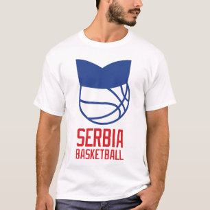 Camiseta Basquetebol de Serbia