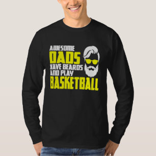 Camiseta Basquetebol dizer do dia dos pais barba portador c