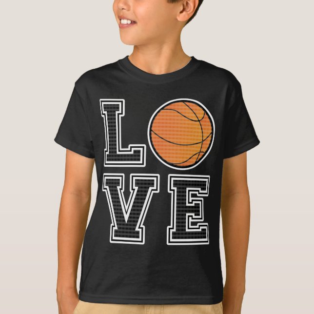 Camiseta Basquetebol do amor (Frente)