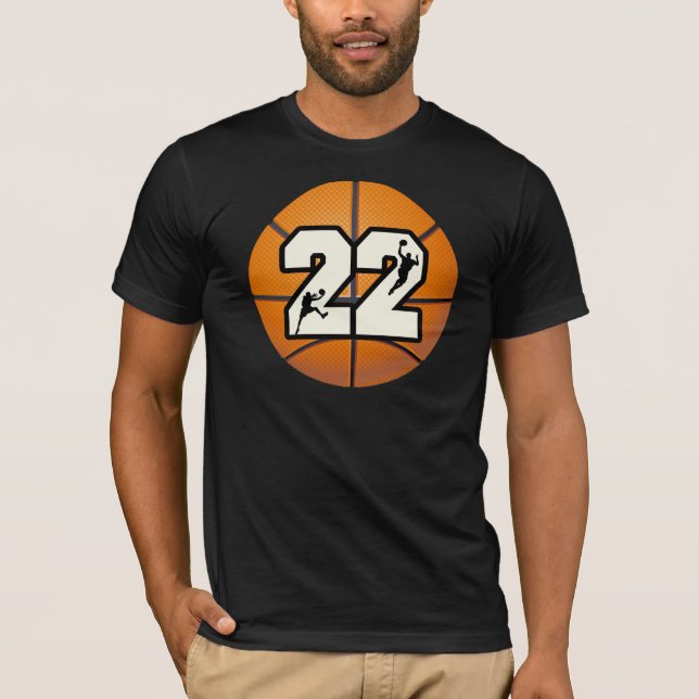 Camiseta Basquetebol do número 22 (Frente)