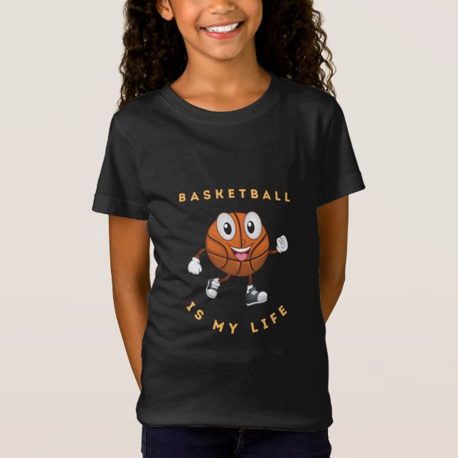 Camiseta Basquetebol É Minha Vida    (Frente)