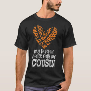 Camiseta Basquetebol Feminino PRIMO Cheetah Meu Jogador Fav