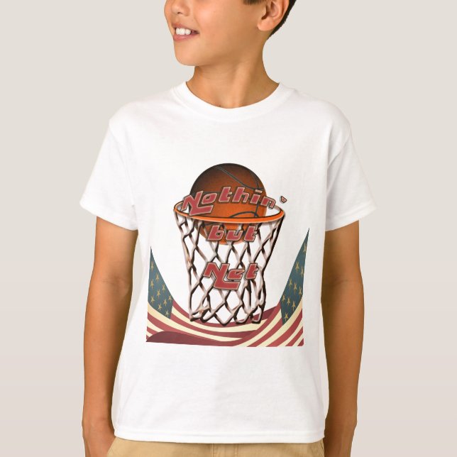 Camiseta Basquetebol nada mas da rede na aro (Frente)