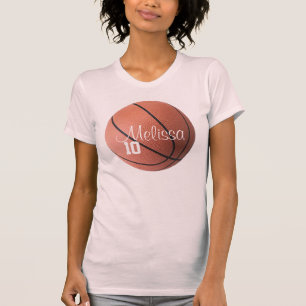 Camiseta Basquetebol personalizado das meninas