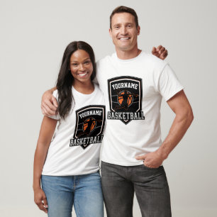 Camiseta Basquetebol Personalizado Jogador NOME Enterrada d