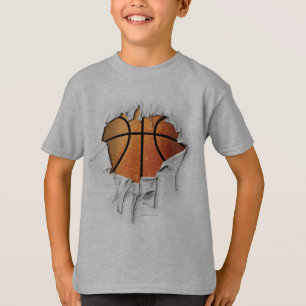 Camiseta Basquetebol rasgado