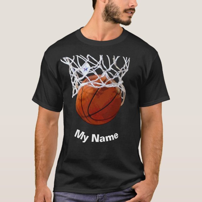 Camiseta Basquetebol Seu Nome Personalizado (Frente)